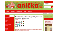 Desktop Screenshot of anicka.cz